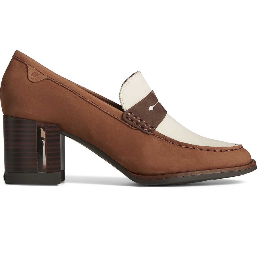 Flats & Loafers | Sperry Flats & Loafers Seaport Two-Tone Penny Heel