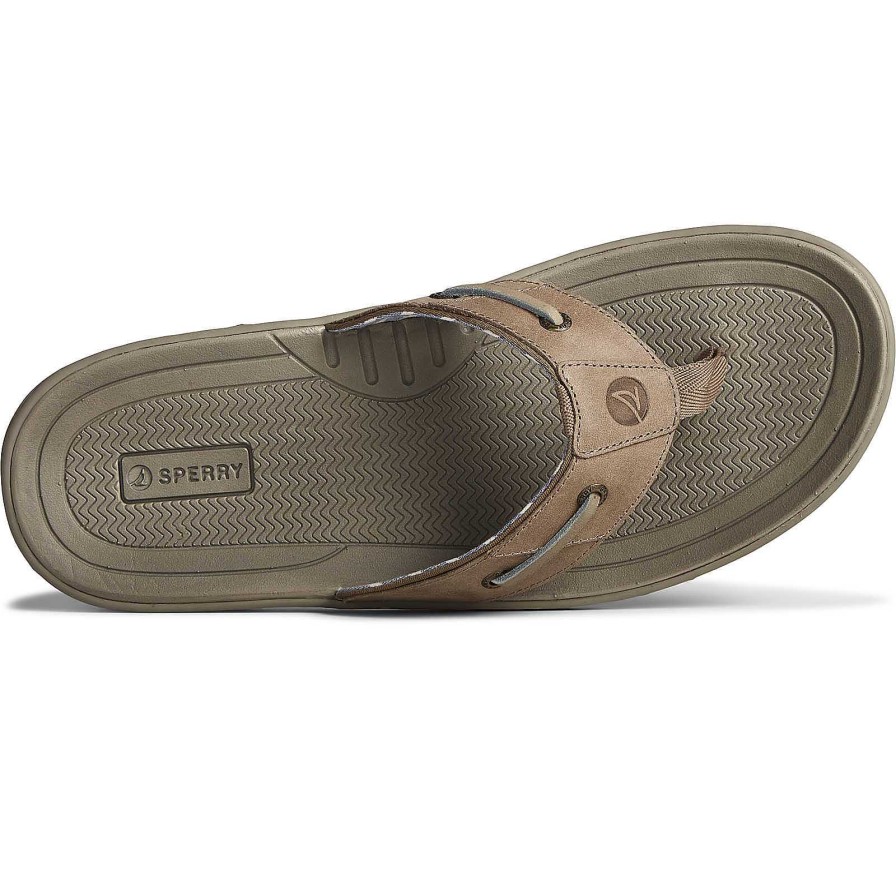 Sandals | Sperry Sandals Baitfish Leather Flip Flop