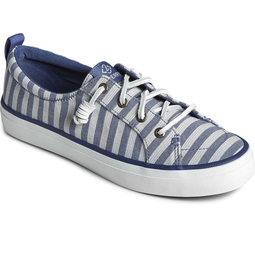 Sneakers | Sperry Sneakers Seacycled Crest Vibe Striped Textile Sneaker