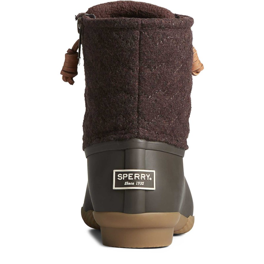 Rain & Duck Boots | Sperry Rain & Duck Boots Saltwater Chevron Wool Duck Boot