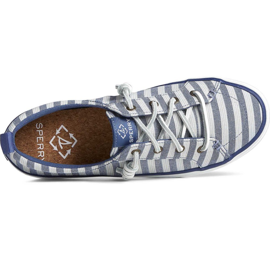 Sneakers | Sperry Sneakers Seacycled Crest Vibe Striped Textile Sneaker