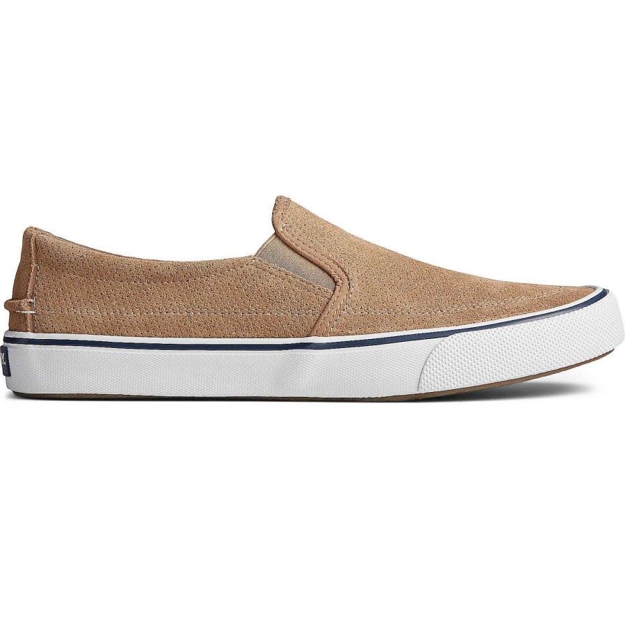 Sneakers | Sperry Sneakers Striper Ii Twin Gore Perforated Slip On Sneaker