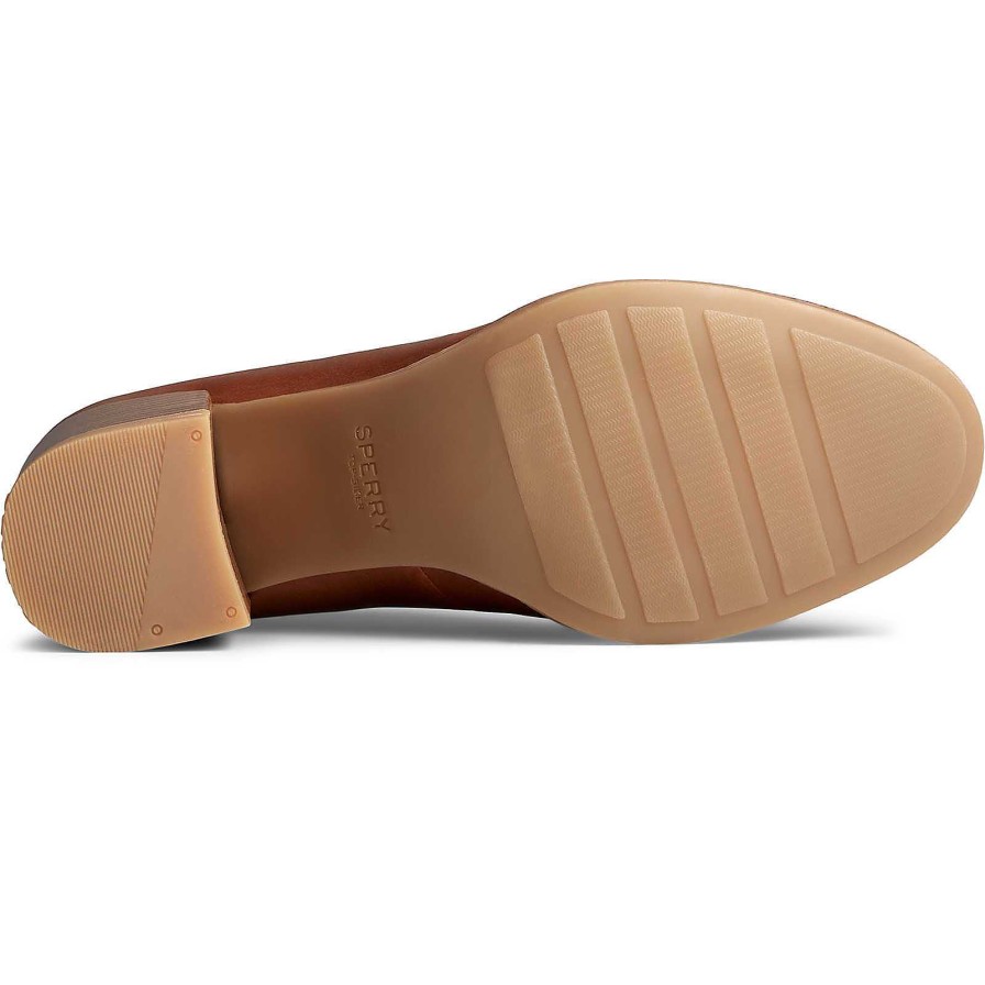 Flats & Loafers | Sperry Flats & Loafers Seaport Penny Heel Leather Loafer