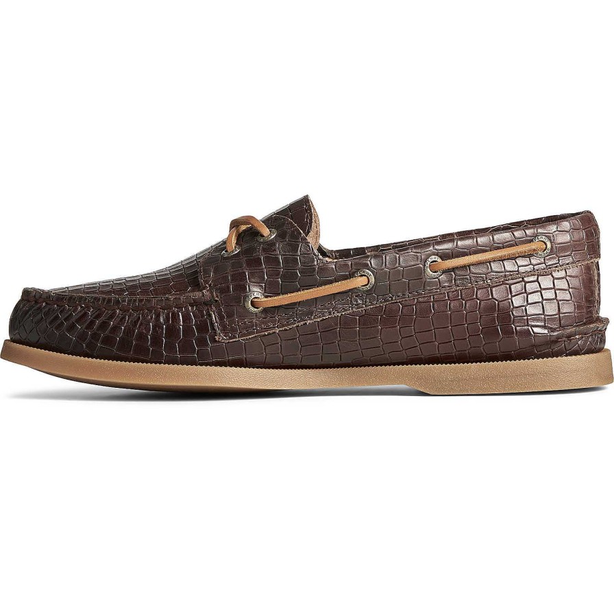 Boat Shoes | Sperry Boat Shoes Authentic Original Croc Embossed Boat Shoe