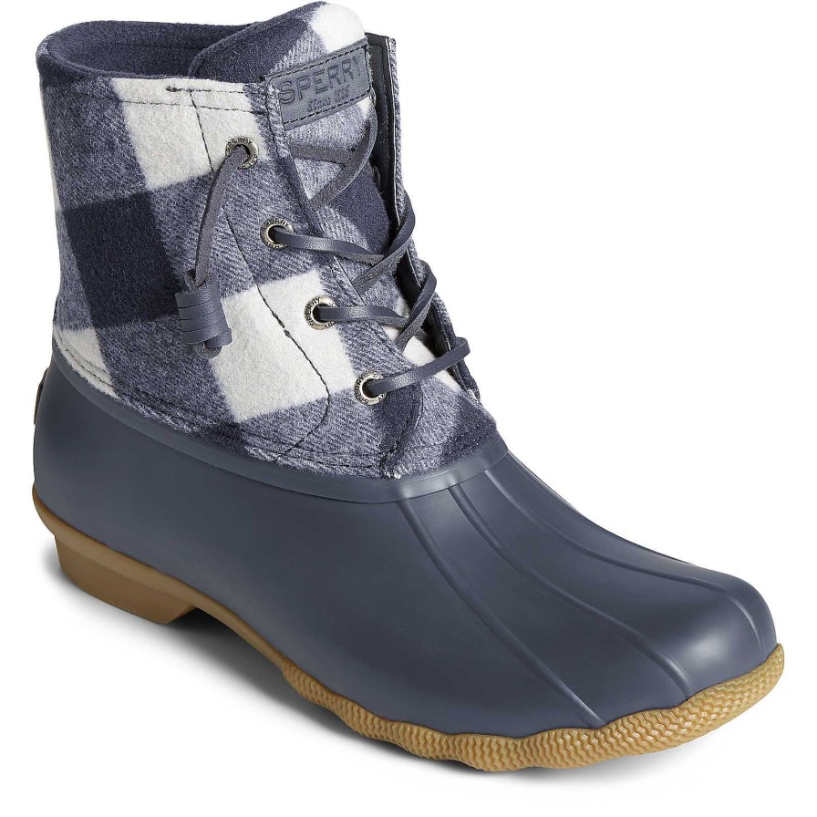 Rain & Duck Boots | Sperry Rain & Duck Boots Saltwater Buffalo Check Duck Boot