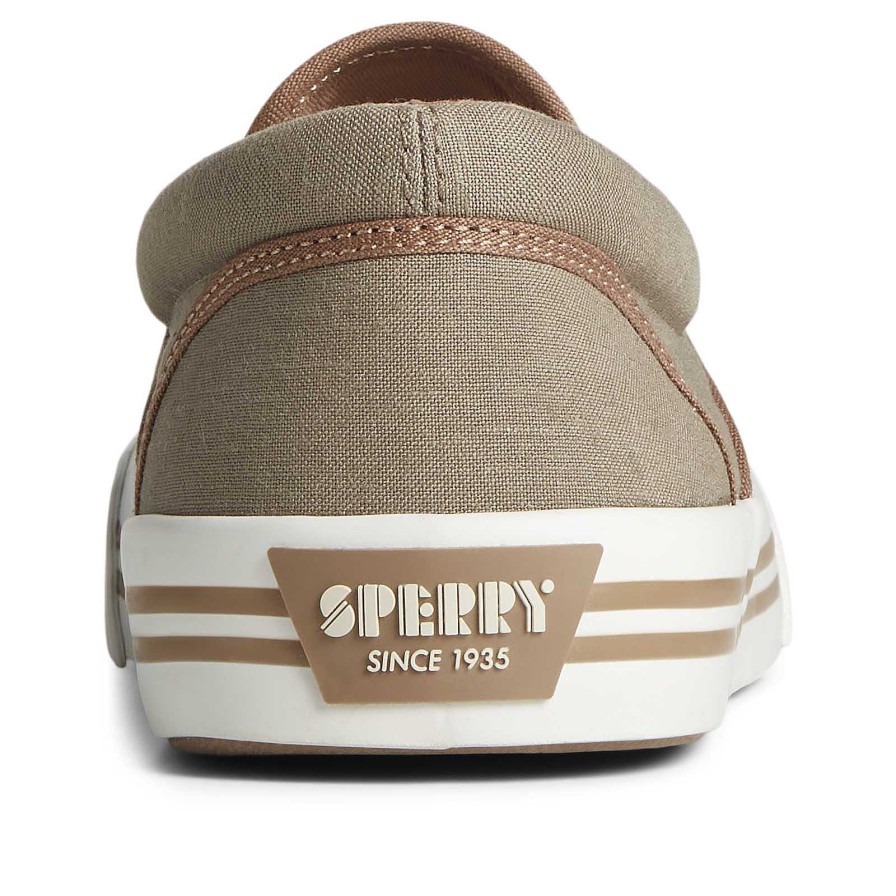 Sneakers | Sperry Sneakers Striper Ii Linen Slip On Sneaker