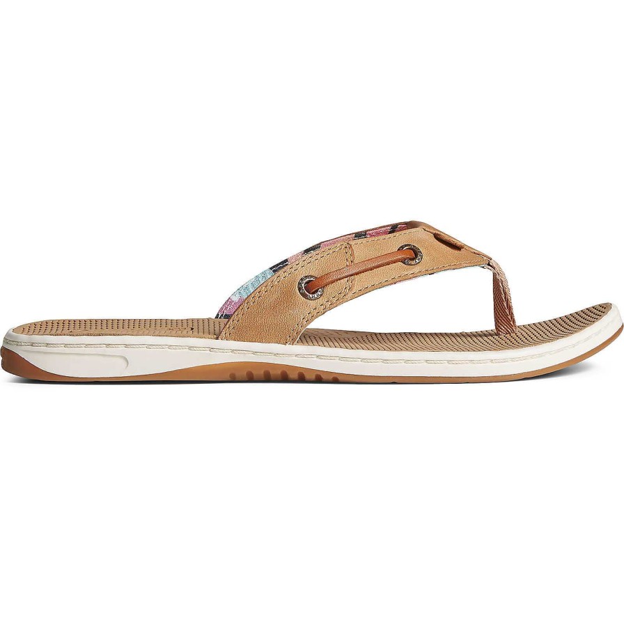 Sandals | Sperry Sandals Seafish Leather Flip Flop