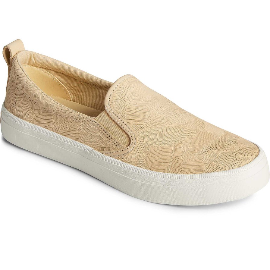 Sneakers | Sperry Sneakers Crest Leather Palm Embossed Slip On Sneaker