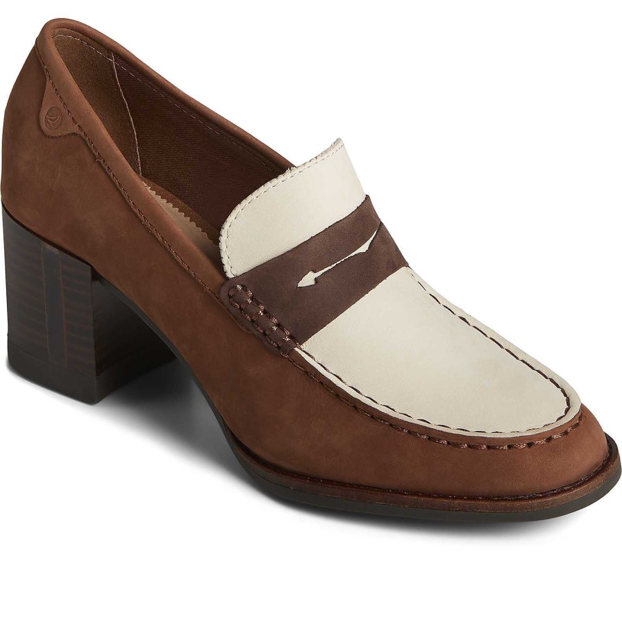 Flats & Loafers | Sperry Flats & Loafers Seaport Two-Tone Penny Heel