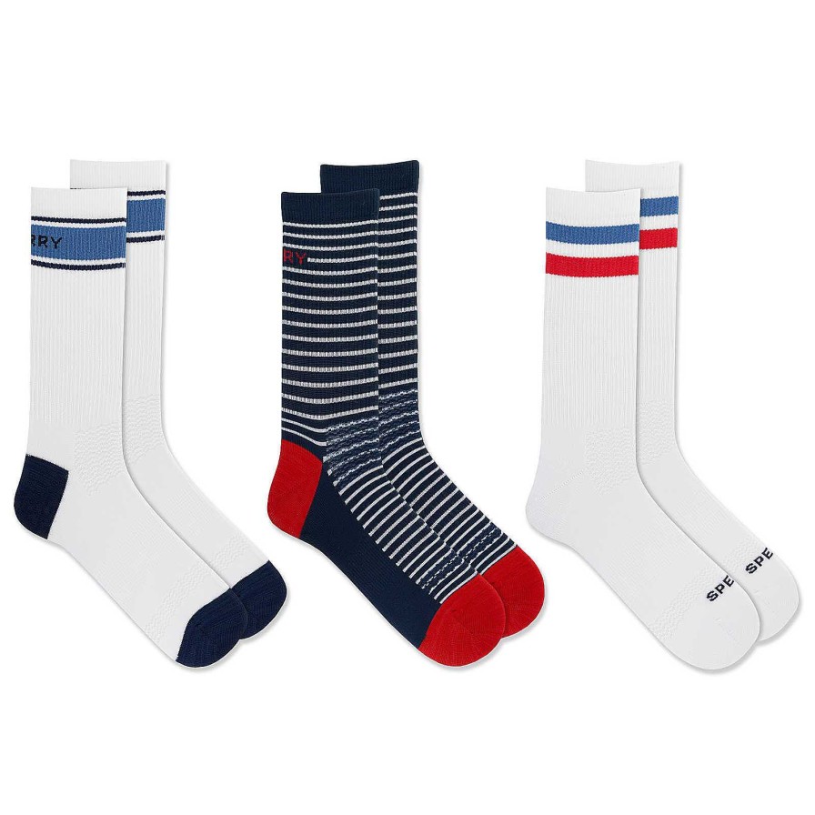 Socks & Liners | Sperry Socks & Liners 3-Pack Crew Sock