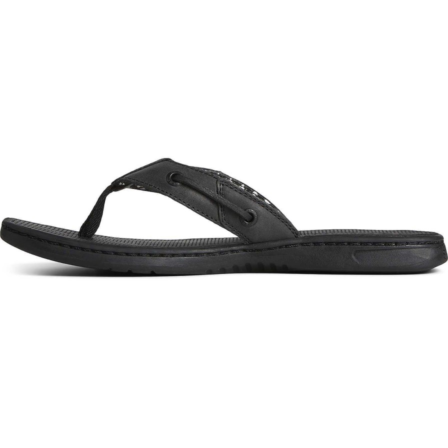 Sandals | Sperry Sandals Seafish Leather Flip Flop