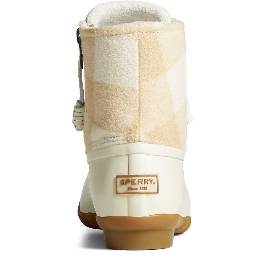 Rain & Duck Boots | Sperry Rain & Duck Boots Saltwater Buffalo Check Duck Boot