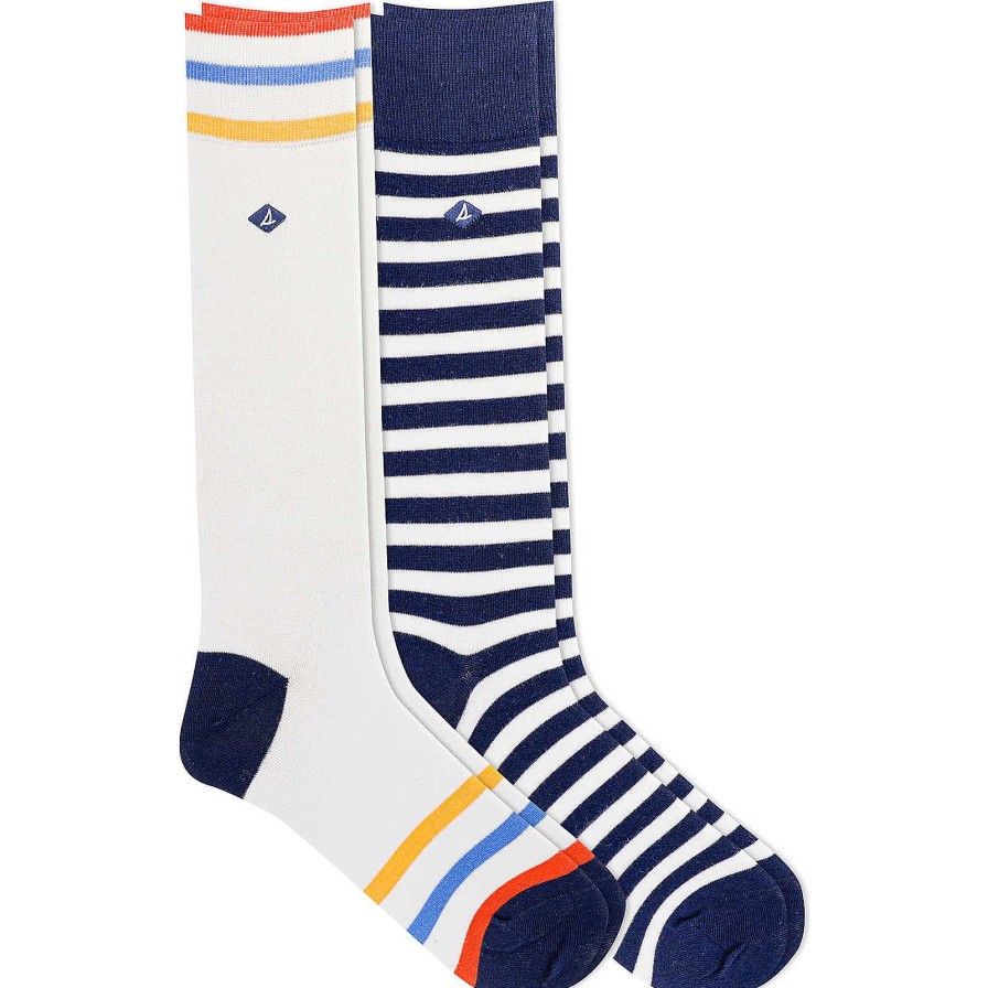 Socks & Liners | Sperry Socks & Liners Stripe 2-Pack Crew Sock